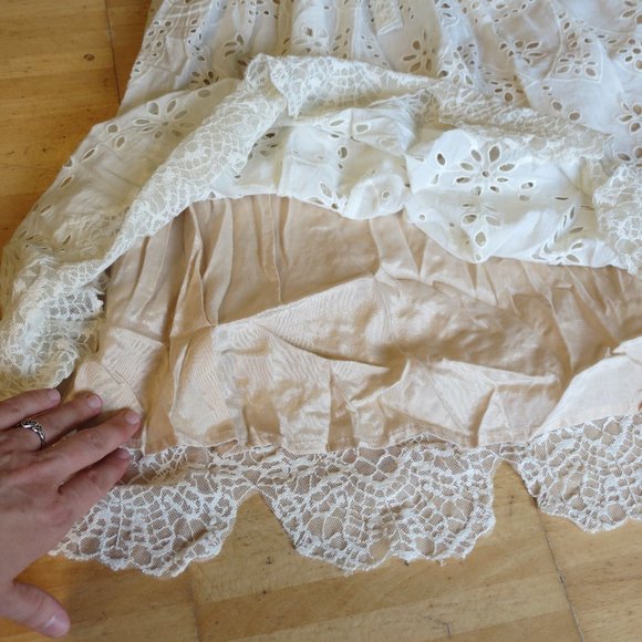 LIL lace midi summer dress bohemian S 4/6 - Picture 5 of 6